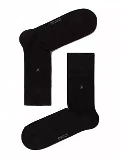 мужские носки из хлопка с двойной анатомической резинкой Conte DTНсм5с08сп006 006_Черный